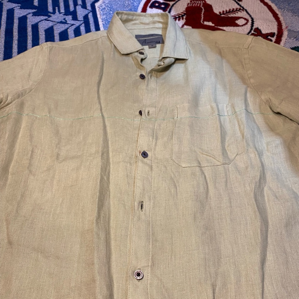 Linen button down shirt